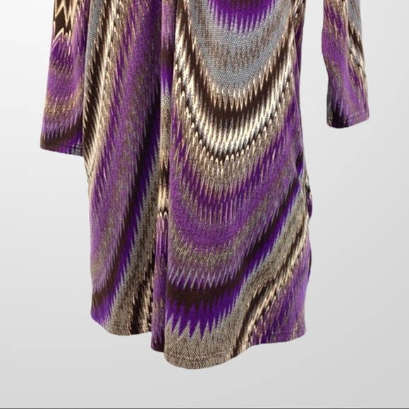 PAPILLON Pullover Cowl Neck Tunic Length Light Sweater Dress/Tunic - Picture 3 of 8